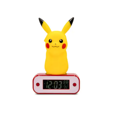 Pokémon ébresztőóra fényeffekttel Pikachu 18 cm termékfotója