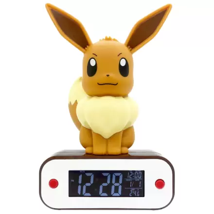Pokemon Eevee lámpás ébresztőóra termékfotója