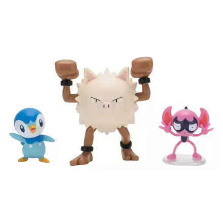 Pokémon First Partner Battle 3 db-os figura csomag Impidimp, Piplup & Primape termékfotó