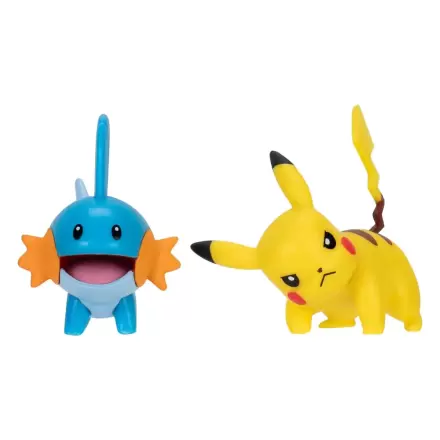 Pokémon First Partner Battle Figure Mudkip & Pikachu #4 2 db-os figura csomag termékfotója