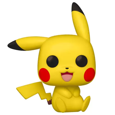 Pokémon Funko POP! Games Vinyl figura Pikachu Sitting 9 cm termékfotó