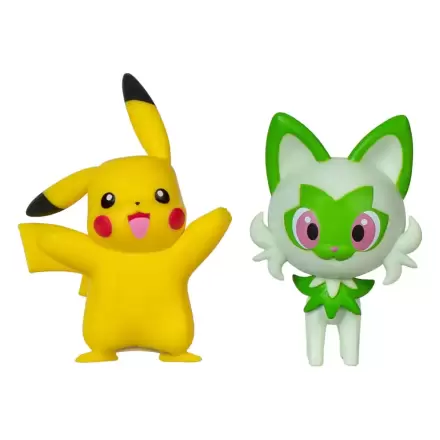 Pokémon Gen IX Battle Pikachu & Sprigatito  2 db-os Mini figura csomag 5 cm termékfotó