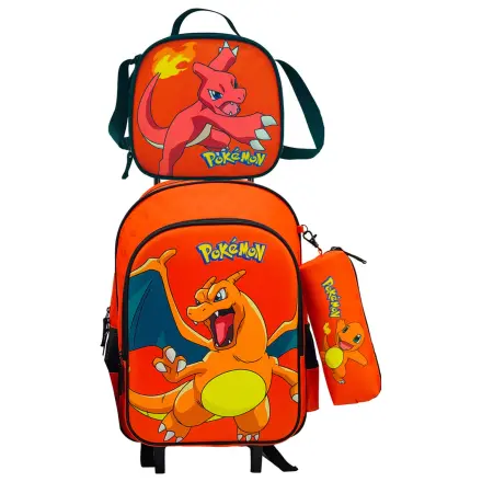 Pokemon gurulós táska, tolltartó és uzsonnás táska csomag termékfotó