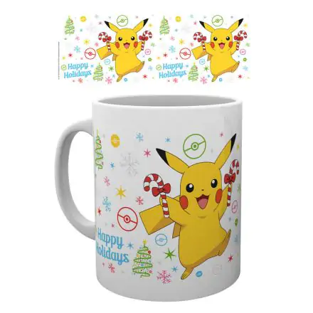 Pokemon Karácsony Pikachu bögre termékfotó