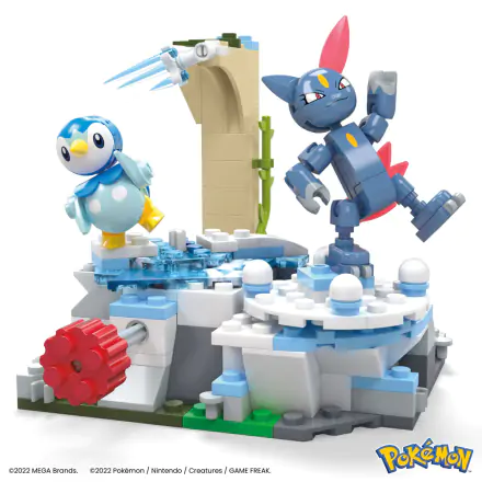 Pokémon Mega Construx Construction Set Piplup and Sneasel's Snow Day építőkészlet 11 cm termékfotó