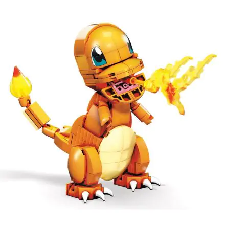 Pokémon Mega Construx Wonder Builders Charmander építőkészlet 10 cm termékfotója