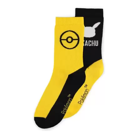 Pokemon Socks 2-Pack Pikachu 39-42 termékfotója