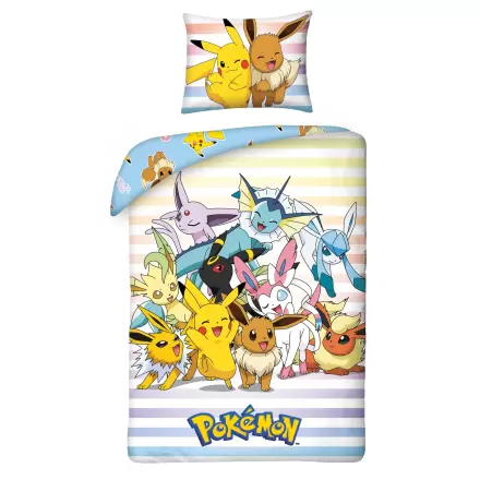 Pokémon Pikachu, Eevee & Friends ágyneműhuzat 140 x 200 cm / 70 x 90 cm termékfotó