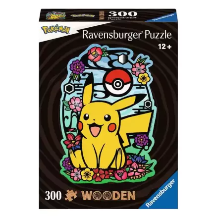 Pokémon WOODEN Jigsaw Puzzle Pikachu (300 pieces) termékfotója