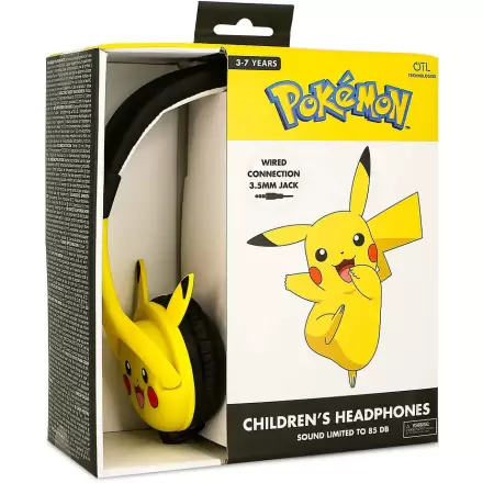 Pokemon Pikachu gyerek fejhallgató fülhallgató termékfotó