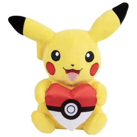 Pokémon Pikachu with Poké Ball Heart plüss 20cm termékfotó
