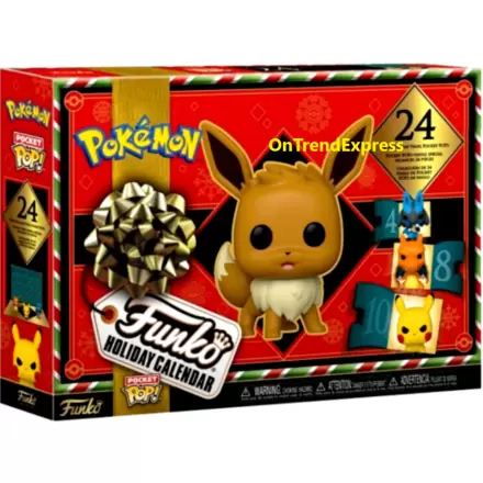 Pokemon Pocket POP! adventi kalendárium Pokemon Holiday termékfotó