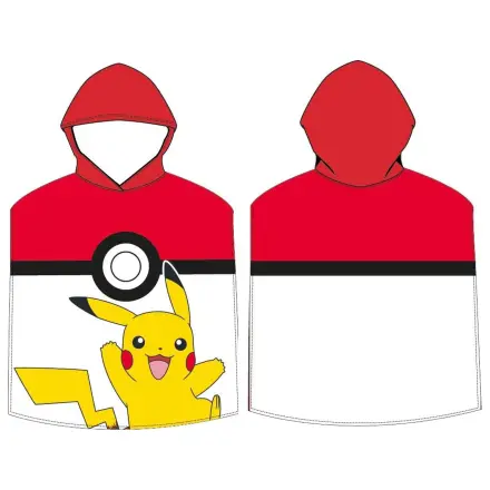 Pokémon Pokeball strand törölköző poncsó  termékfotó