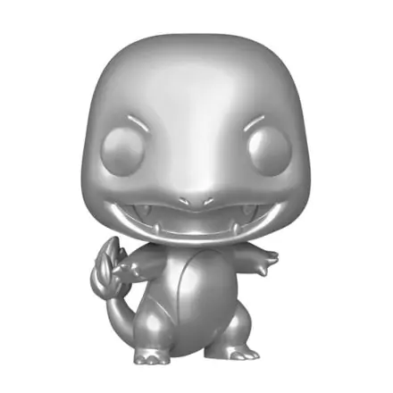 Pokemon POP! Games Vinyl figura Charmander Silver 25th Anniversary Special Edition 9 cm termékfotó