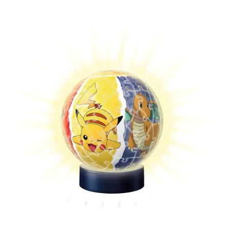 Pokémon Puzzle Ball 3D Puzzle éjszakai lámpa (72 darab) termékfotó