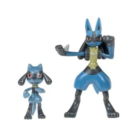 Pokémon Select Evolution Riolu, Lucario akciófigura csomag (2 db-os) termékfotó
