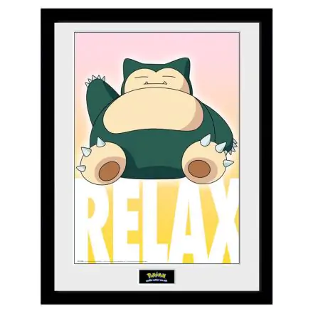 Pokemon Snorlax bekeretezett poszter termékfotó