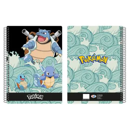 Pokemon Squirtle Evolution A4 jegyzetfüzet termékfotó
