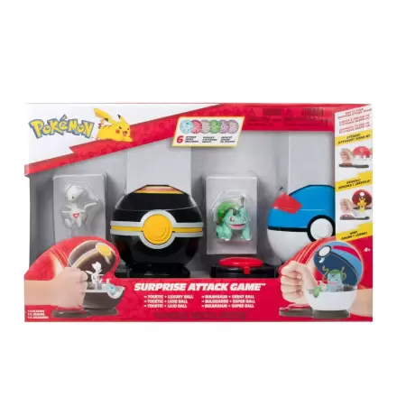Pokémon Surprise Attack Game Togetic & Luxury Ball vs. Bulbasaur #4 & Great Ball termékfotó