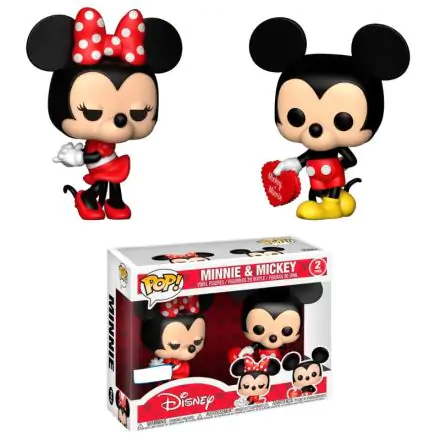 POP! 2db-os figura csomag Disney Valentine Mickey & Minnie Exkluzív termékfotó