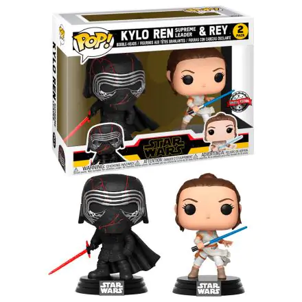 Funko POP figura csomag Star Wars Rise of Skywalker Kylo és Rey Exkluzív termékfotó