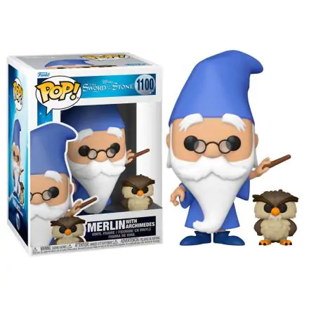 Funko POP figura Disney The Sword in the Stone Merlin with Archimedes termékfotó