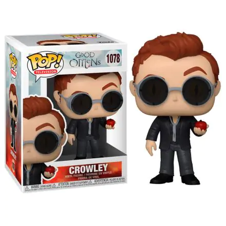 Funko POP figura Good Omens Crowley almával termékfotó
