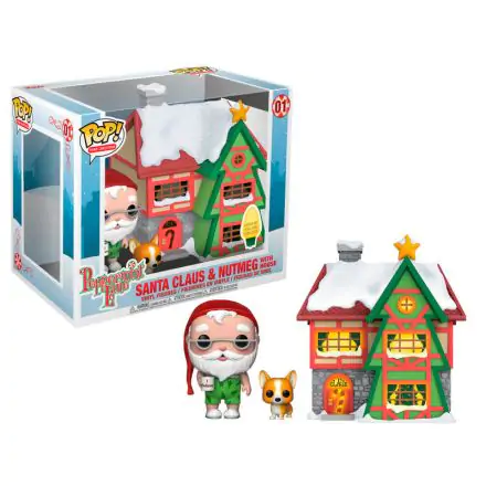 Funko POP figura Holiday Santa House with Santa & Nutmeg termékfotó