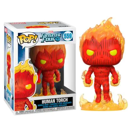 Funko POP figura Marvel Fantastic Four Emberi Fáklya termékfotó
