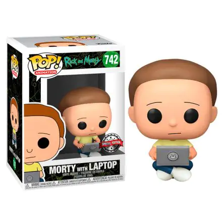 Funko POP figura Rick and Morty - Morty Laptoppal Exkluzív termékfotó