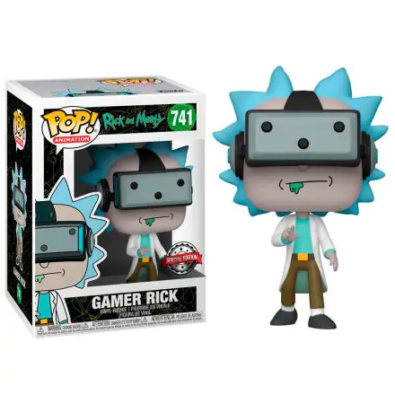 Funko POP figura Rick és Morty Gamer Rick Exkluzív termékfotó