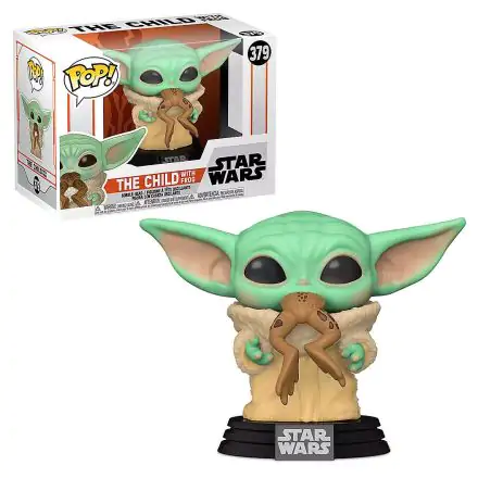 Funko POP figura Star Wars Mandalorian Baby Yoda békával termékfotója