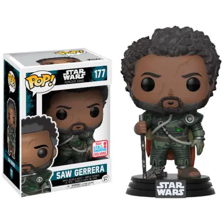 Funko POP figura Star Wars Rogue egy Saw Gerrera with Hair 2017 Fall Convention Exkluzív termékfotó