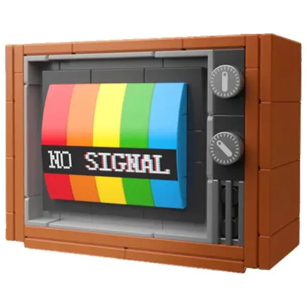 POP Series építőkészlet 1970 Colour Television 132 db termékfotó