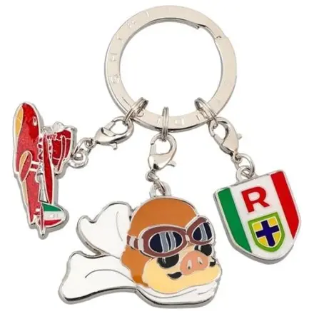 Porco Rosso Marco fém kulcstartó termékfotó