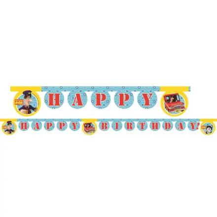Postman Pat, Postás Pat Happy Birthday felirat 210 cm termékfotó