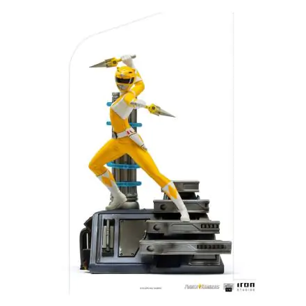 Power Rangers BDS Art Scale 1/10 Yellow Ranger szobor figura 19 cm termékfotó