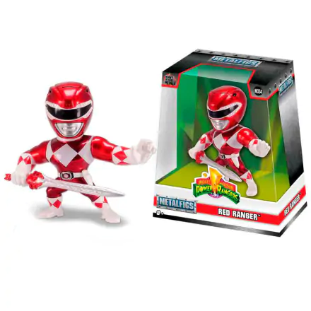 Power Rangers Mighty Morphin Red metalfigs figura 10cm termékfotó