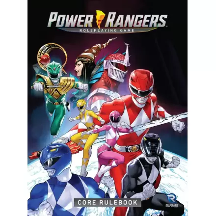Power Rangers RPG Core angol nyelvű szabálykönyv termékfotó