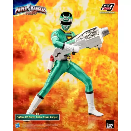 Power Rangers Turbo FigZero 1/6 Green Turbo Power Ranger akciófigura 30 cm termékfotója