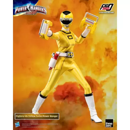 Power Rangers Turbo FigZero 1/6 Yellow Turbo Power Ranger akciófigura 30 cm termékfotója