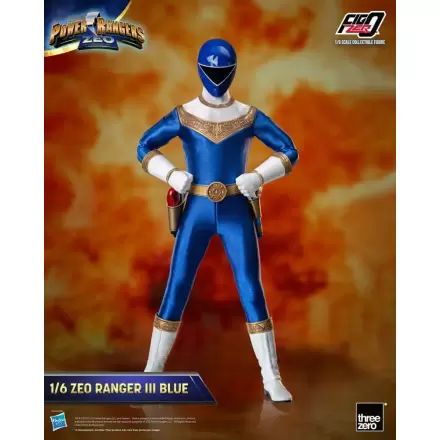 Power Rangers Zeo FigZero 1/6 Ranger III Blue akciófigura 30 cm termékfotója