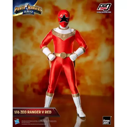 Power Rangers Zeo FigZero 1/6 Ranger V Red akciófigura 30 cm termékfotója