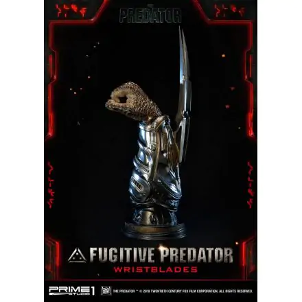 Predator 2018 1/1 Fugitive Predator WristPenges mellszobor figura 74 cm termékfotó