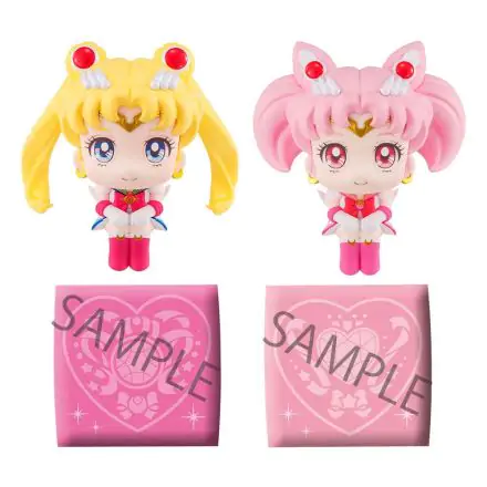Pretty Guardian Sailor Moon Look Up Super Sailor Moon & Super Sailor Chibi Moon LTD Ver. PVC szobor figurák 11 cm termékfotó