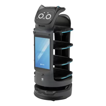 Pudu Robotics Bellabot Black Ver. Műanyag modell készlet 11 cm   termékfotó