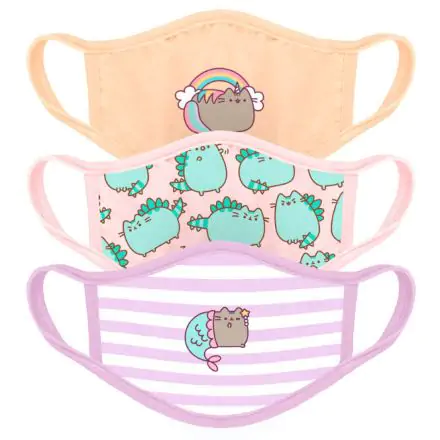 Pusheen 3db-os többször használható maszk csomag termékfotó