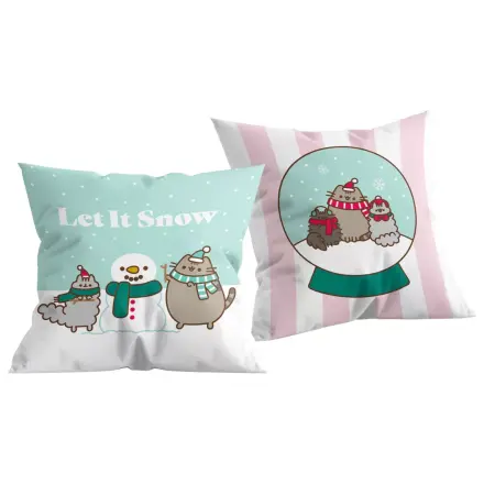 Pusheen Let It Snow párna, díszpárna 40x40 cm termékfotó