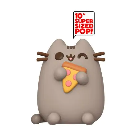 Pusheen Super Sized POP! Vinyl figura Pusheen w/Pizza 25 cm termékfotó