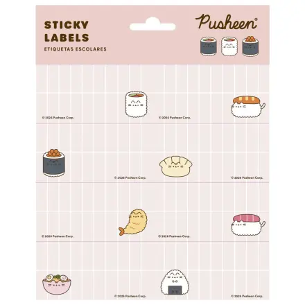 Pusheen Sushi Roll füzetcímke termékfotó